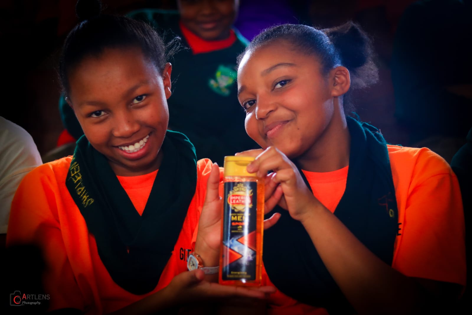 Students celebrating an Illuminate session