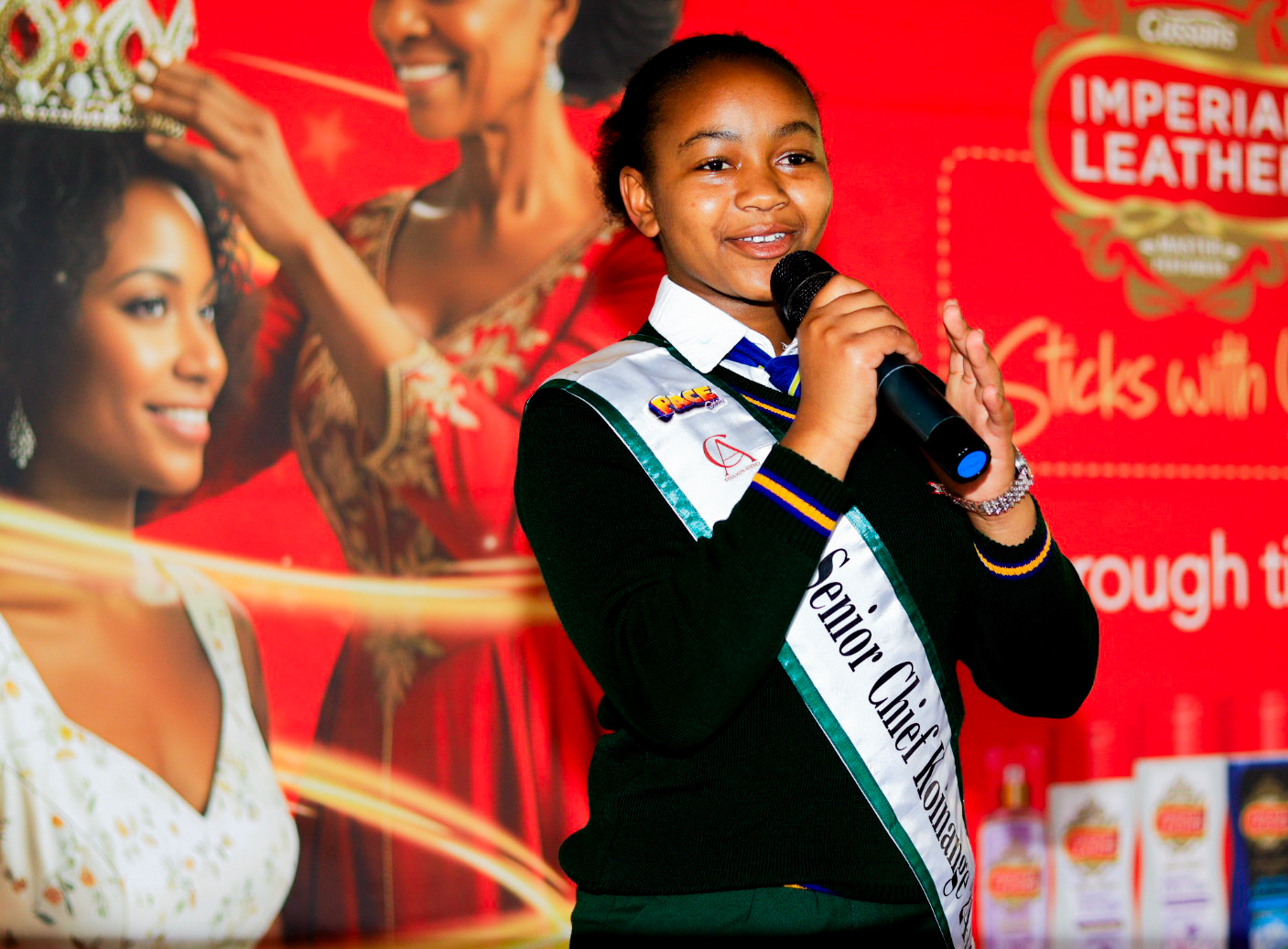 Student speaking during an Illuminate event